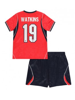 England Ollie Watkins #19 Replika Borta Kläder Barn VM 2026 Kortärmad (+ byxor)
